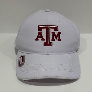 AHEAD Special Edition Texas A&M University Classic White Cap with Red Embroidery